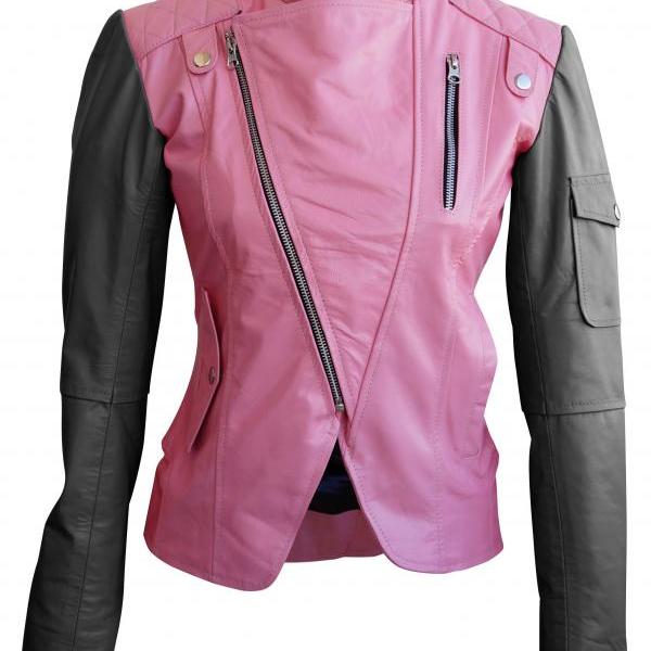 Leather Skin Women Pink Br..